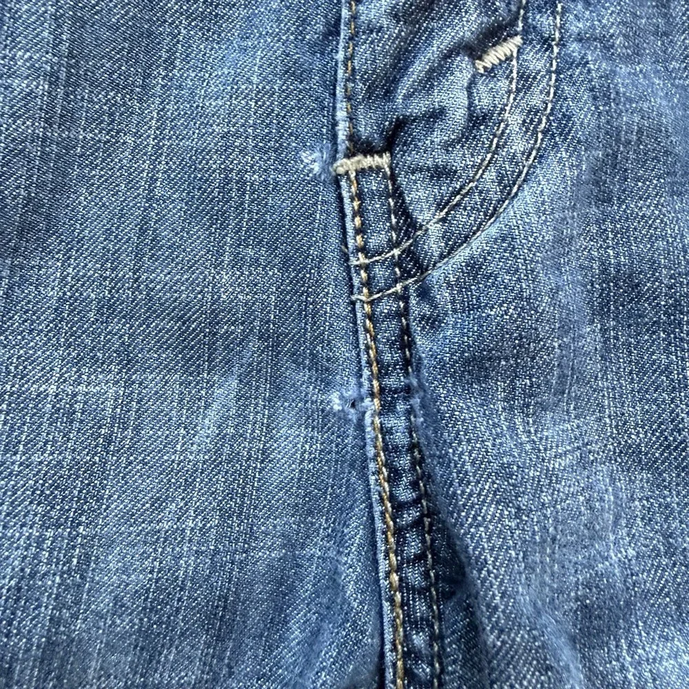 Levis Men 569 Jeans Loose Straight 34X32 Medium Wash Blue Denim Pants